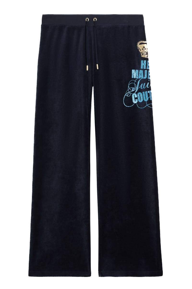 Juicy Couture Sweathose "HER MAJESTY CAISA TRACKPANT. Damen" Trainingshose Damen, Sweathose, Velour, Jogginghose mit Glitzer, Sale von Juicy Couture