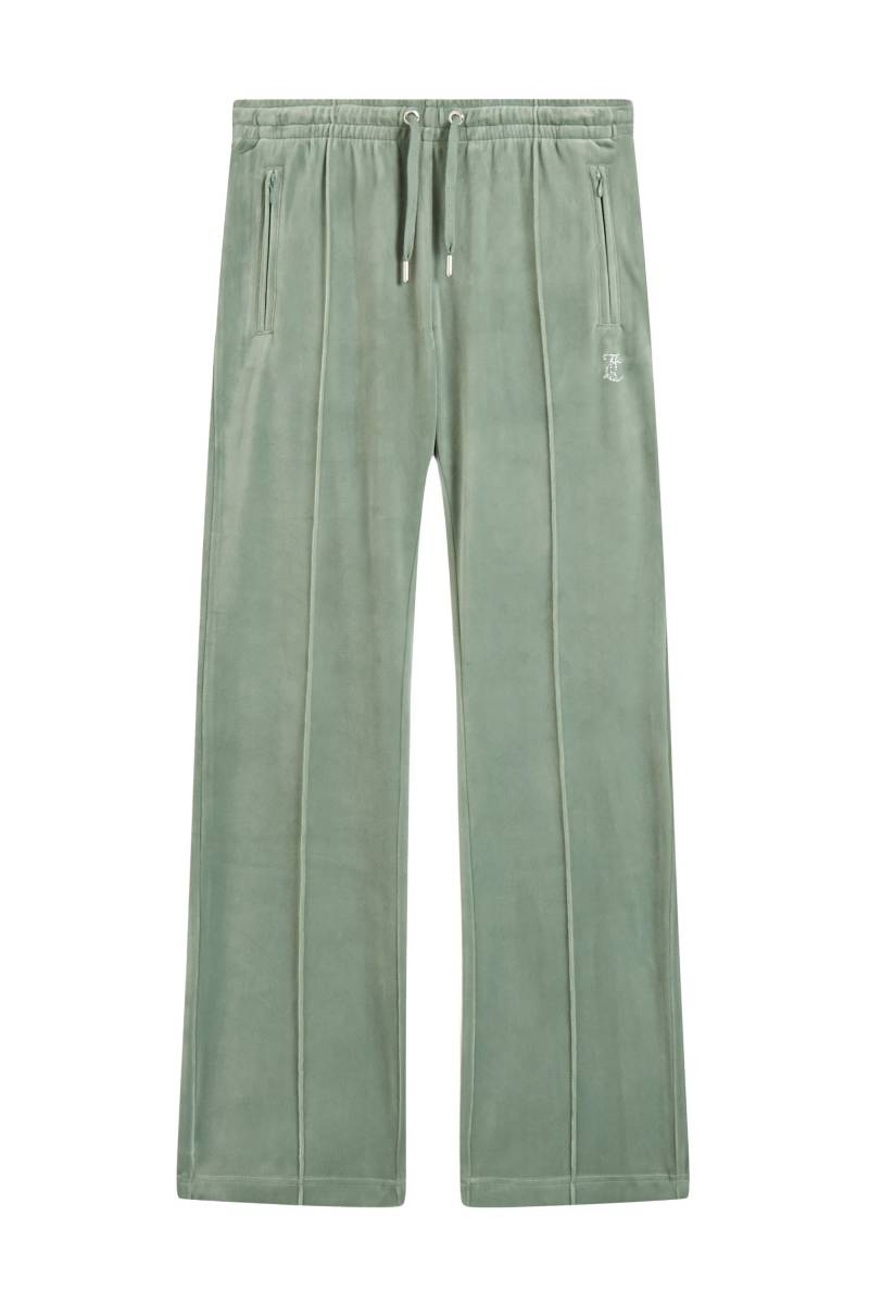 Juicy Couture Sweathose "TINA TRACK PANTS WITH DIAMANTE BRANDING Damen" Trainingshose Damen, Sweathose, Velour, Jogginghose mit Glitzer, Sale von Juicy Couture
