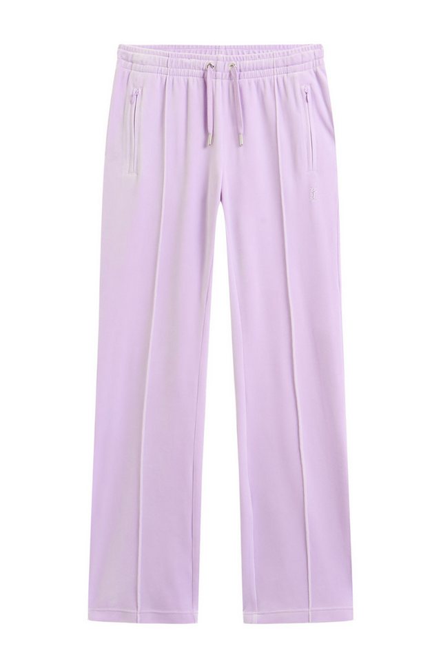 Juicy Couture Sweathose TINA TRACK PANTS WITH DIAMANTE BRANDING_ Damen Trainingshose Damen, Sweathose, Velour, Jogginghose mit Glitzer, Sale von Juicy Couture