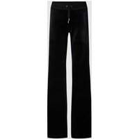 Juicy Couture Trackpants mit ausgestelltem Schnitt Modell 'SCATTER DIAMANTE' in Black, Größe XS von Juicy Couture