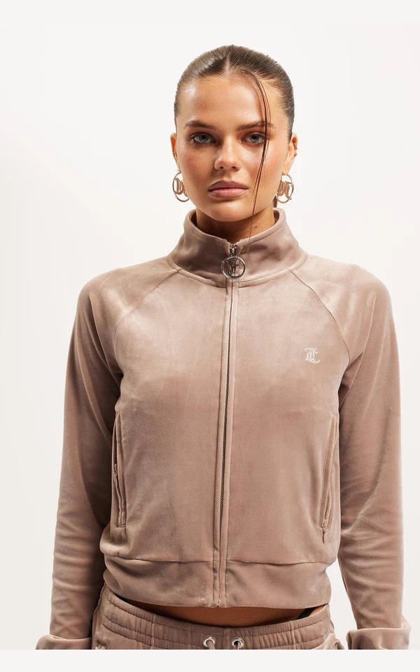 Juicy Couture Trainingsjacke TANYA Track Top Velour von Juicy Couture