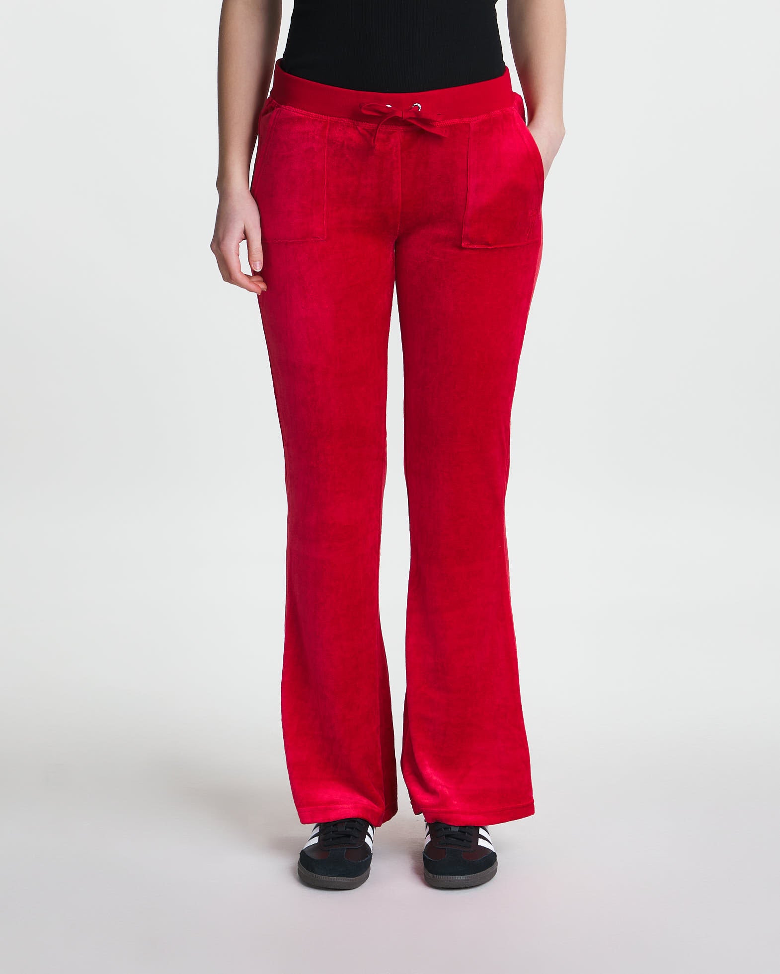 Juicy Couture Trousers Caisa Ultra Low Rise Red von Juicy Couture