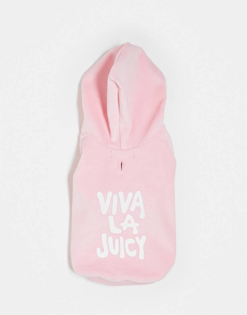 Juicy Couture - Viva La Velours Dog - Kapuzenpullover in Rosa von Juicy Couture