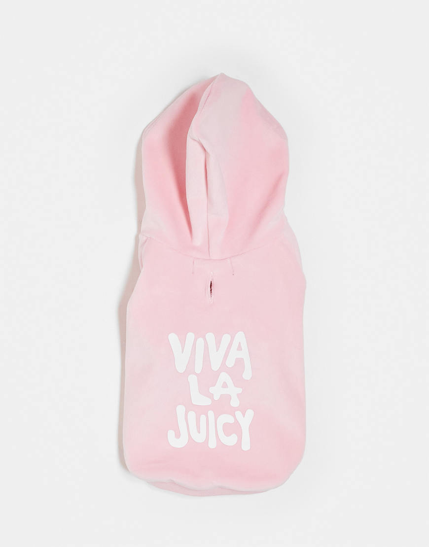 Juicy Couture - Viva La Velours Dog - Kapuzenpullover in Rosa von Juicy Couture
