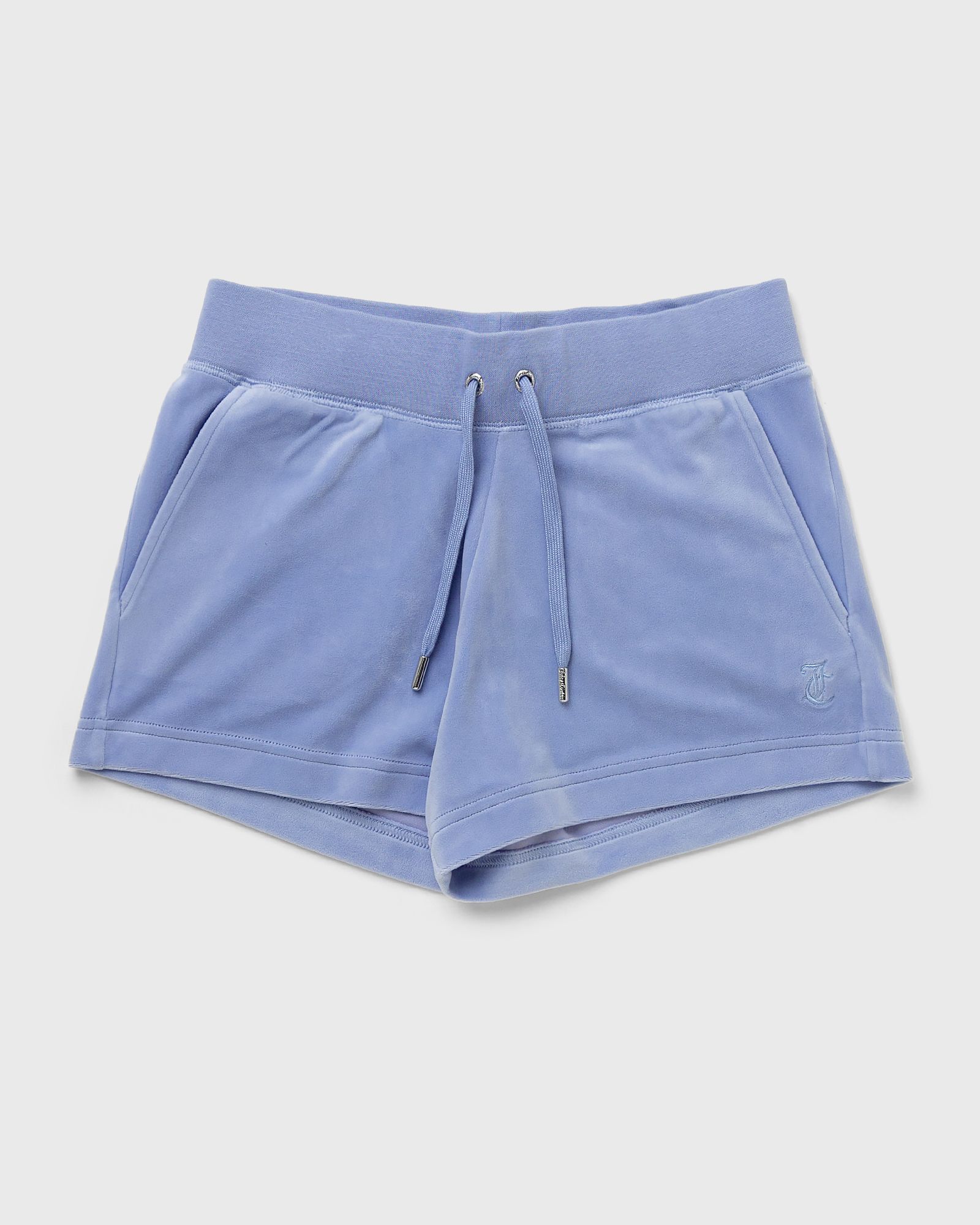 Juicy Couture WMNS CLASSIC VELOUR TRACK SHORTS women Casual Shorts blue in Größe:M von Juicy Couture