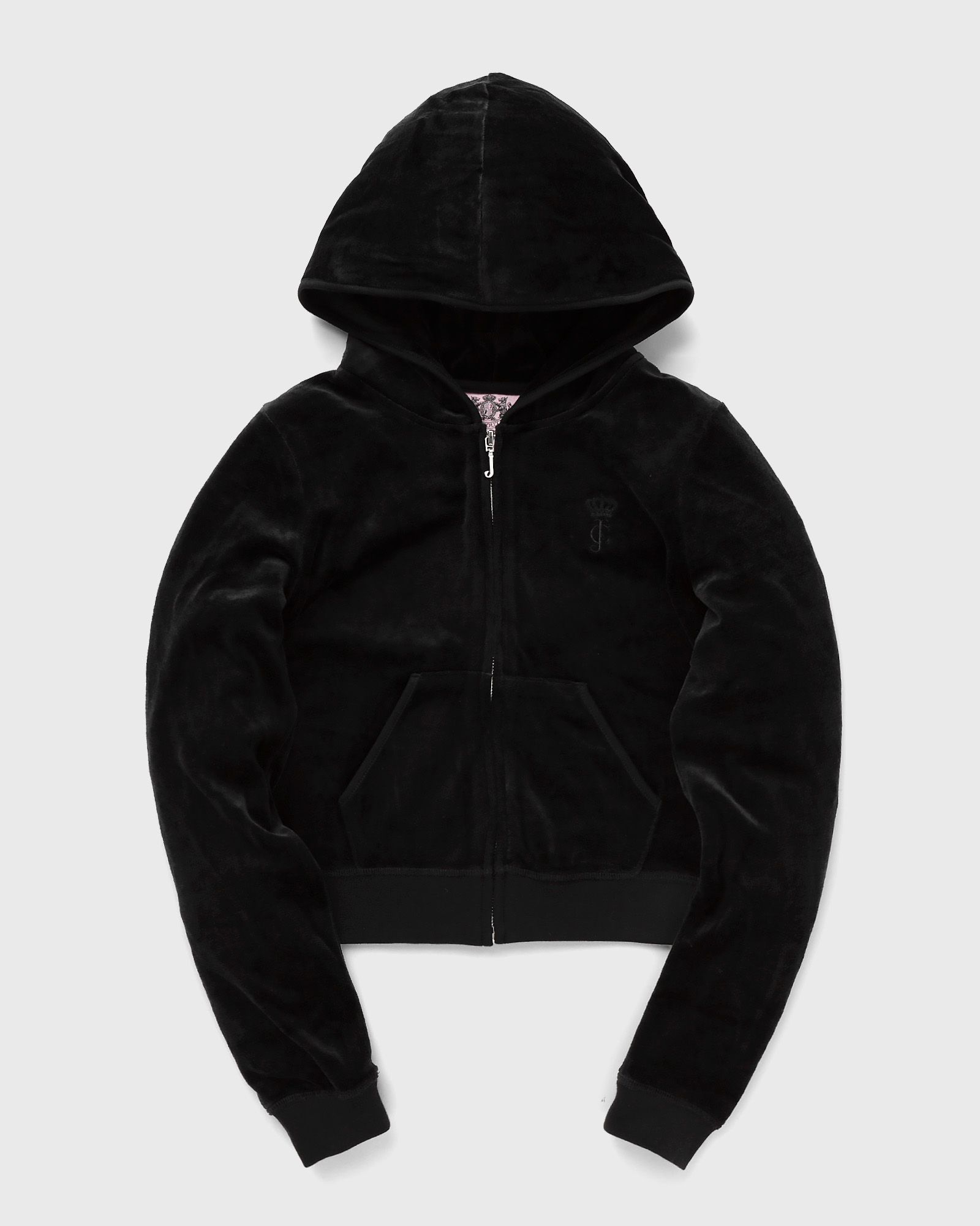 Juicy Couture WMNS ROBYN HOODIE women Half-Zips|Hoodies black in Größe:L von Juicy Couture