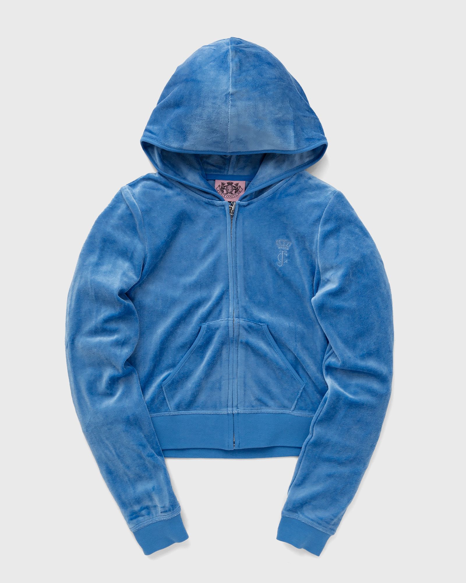 Juicy Couture WMNS ROBYN HOODIE women Hoodies|Zippers blue in Größe:M von Juicy Couture