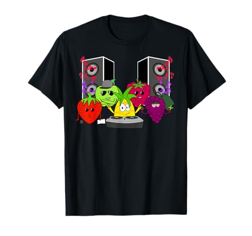 Juicy Music Tshirt Früchte Party Herren Damen T-Shirt Juicy Music Tshirt Früchte Party Herren Damen T-Shirt von Juicy Designs