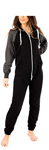 Juicy Trendz® Damen Onesie Frauen Trainingsanzug Jogging Anzug Einteiler Unisex Overall Jumpsuit von Juicy Trendz