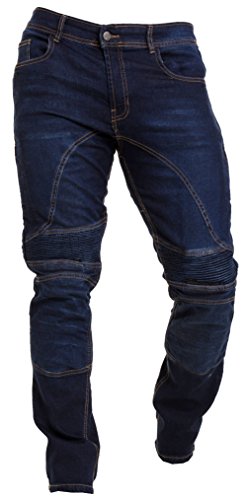 Juicy Trendz® Motorradhose Herren Motorradjeans Manner Denim Motorrad Hose Mit Protektoren von Juicy Trendz