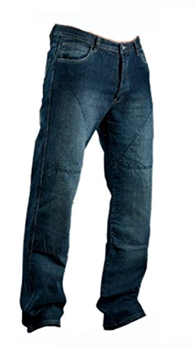 Juicy Trendz Herren Motorradrüstung Biker Motorrad Denim Hose Jeans Horn Blau, W32-L32, Blau Juicy Trendz Herren Motorradrüstung Biker Motorrad Denim Hose Jeans Horn Blau, W32-L32, Blau von Juicy Trendz