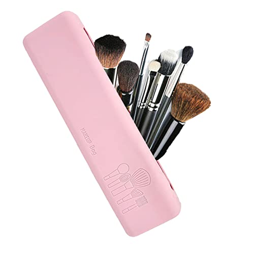 Kosmetiktasche für Reise Essentials, Pinsel Aufbewahrungstasche, Wasserdichter Portable Makeup Brush Holder, Make Up Pinsel Geschenk für Frauen und Mädchen（Rose） von Juimtien