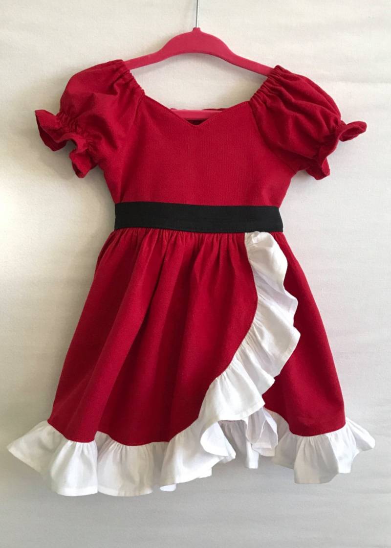 Baby Kleid, Kleines Mädchen Weihnachtskleid, Santa Urlaub Kleinkind von JujaBeanKidz