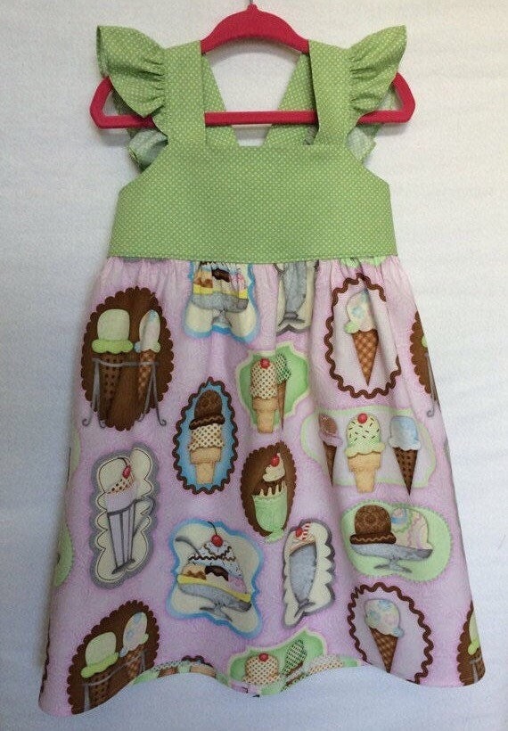 Eis Kleid, Besticken Baby Mädchen Kleidung, Kleinkind Kinder Kleine Party Kleid von JujaBeanKidz