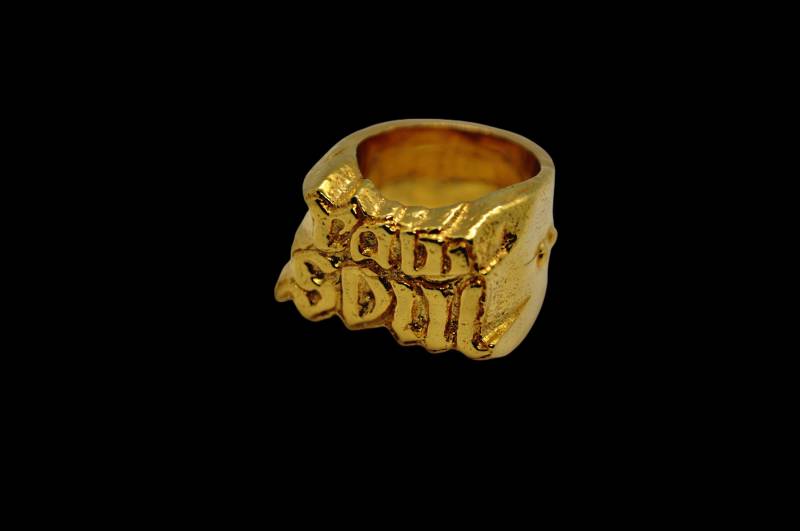 Raw Soul Ring Vergoldet Grösse 17, 5 Mm von JujuMana