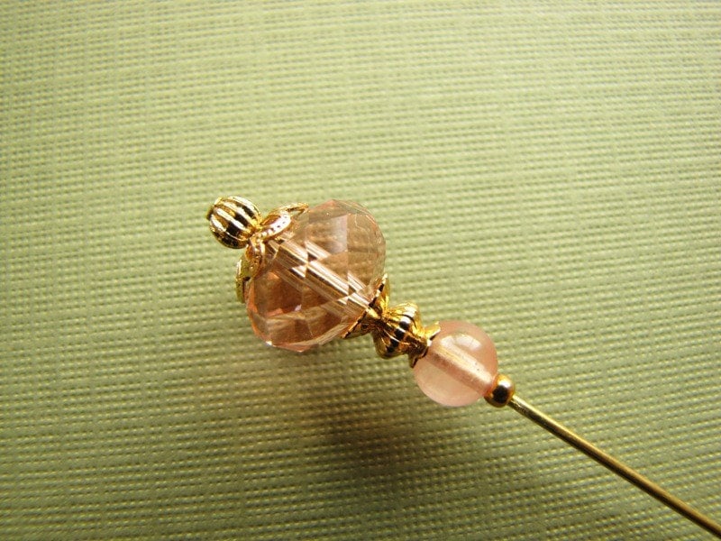 Lachs Rosa Hutnadel, Hijab Stift von JujubePins