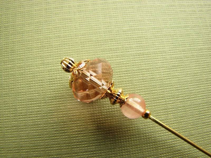 Lachs Rosa Hutnadel, Hijab Stift Lachs Rosa Hutnadel, Hijab Stift von JujubePins