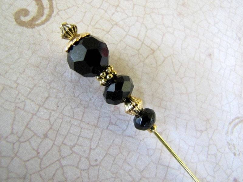 Schwarze Hutnadel, Hijab Pin Schwarze Hutnadel, Hijab Pin von JujubePins