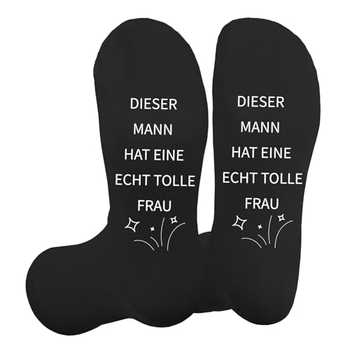 Jukeios Geburtstagsgeschenk Mann Rentner Geschenk Mann Hochzeitstag,Lustige Socken Geschenk Ehemann Ideen Geburtstag Weihnachten Valentinstag Ostern Ostergeschenk für Ehemann Ihn Partner Männer von Jukeios