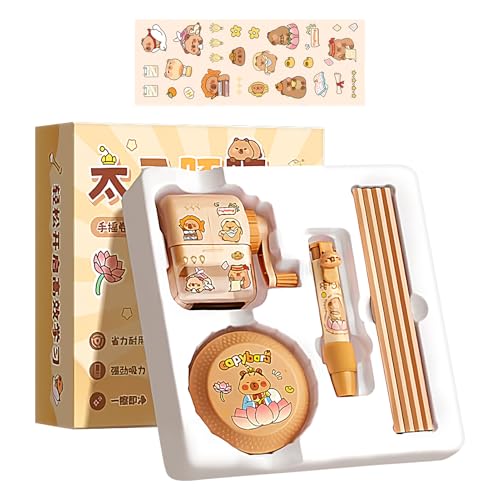 Jukeoiu Schreibwaren Schulbedarf | Niedliche Schulsachen Mit Cartoon-Motiven Für Mädchen | Klassenzimmer-Belohnungen Mit Spitzer Radiergummi Bleistiften Für Kinder Jugendliche von Jukeoiu