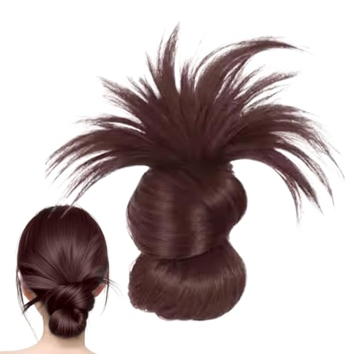 Jukeoiu Unordentlicher Dutt Haarschmuck,Steckzopf Mit Federn | Weich Bequem Langlebig Für Damen Mädchen Familie Kollegen Anlässe Jukeoiu Unordentlicher Dutt Haarschmuck,Steckzopf Mit Federn | Weich Bequem Langlebig Für Damen Mädchen Familie Kollegen Anlässe von Jukeoiu