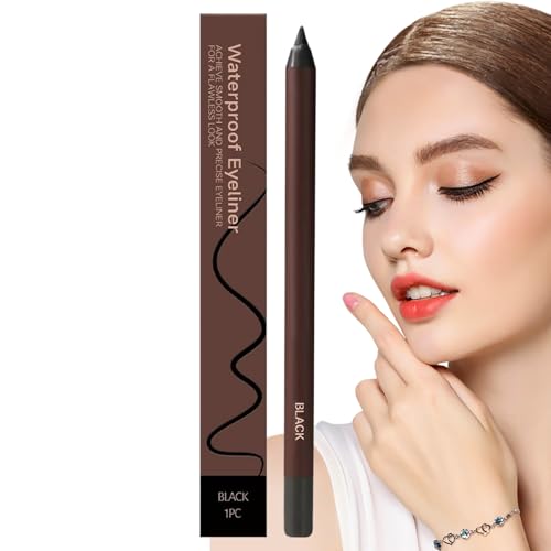 Jukeoiu Verwischfester Eyeliner - Wasserfester Augenliner | 24 Stunden Langanhaltend Verblassfest Make-up Für Damen Augenbrauen Präzision von Jukeoiu
