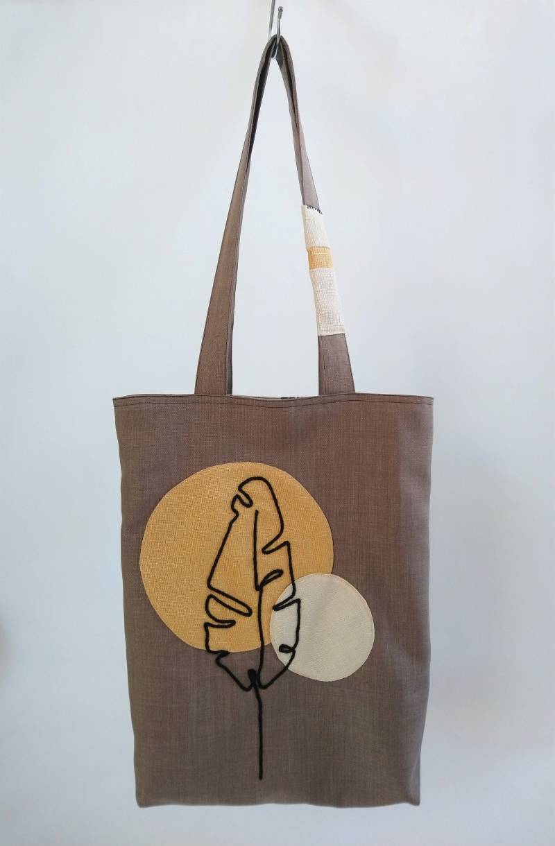 Zero Waste Upcycling Tote Bag I Tragetasche von JulanderZeroWaste