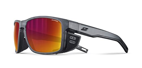 Julbo Herren Shield Sunglasses, Schwarz Durchscheinend/Schwarz, Einheitsgröße von Julbo