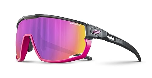 JULBO Unisex Rush Sunglasses, Schwarz/Rosa, One Size von Julbo