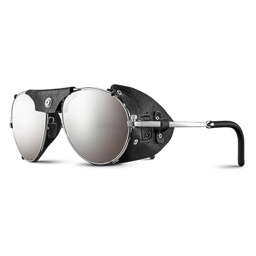 Julbo Herren CHAM Sonnenbrillen, Silber/schwarz, L von Julbo