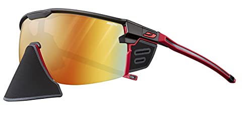 Julbo Unisex Ultimate Cover Sunglasses, Schwarz/Rot, Einheitsgröße von Julbo