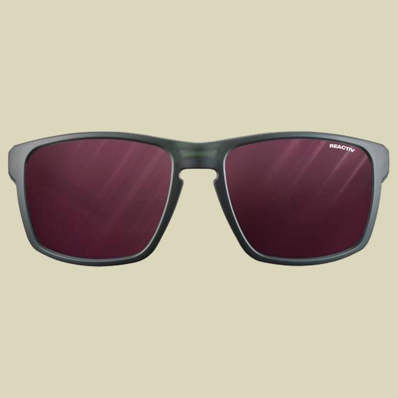 Julbo Shield Reactiv 0-4 High Contrast schwarz durchscheinend matt/blau/weiß von Julbo