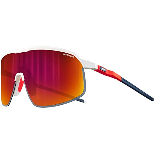 Julbo Unisex Density Sunglasses, Weiß/Fluo Orange/Blau, Einheitsgröße von Julbo