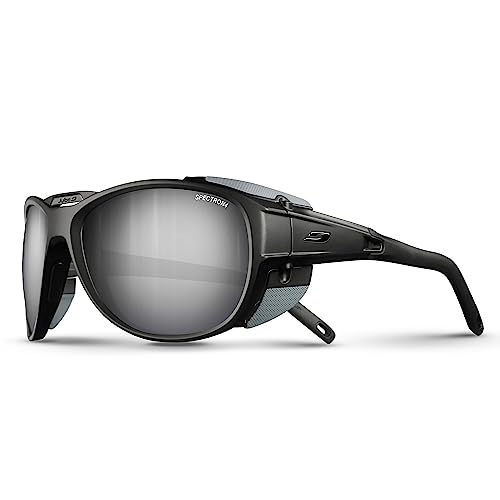 Julbo Herren Explorer 2.0 Sonnenbrille, Mattschwarz/Grau, Einheitsgröße von Julbo