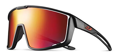 Julbo Unisex J5311122 Sonnenbrille, Schwarz/Rot, Medium von Julbo