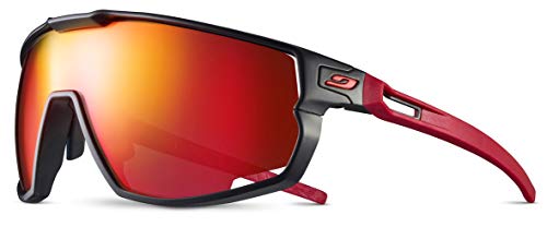 Julbo Unisex J5341122 Sonnenbrille, Schwarz/Rot, L von Julbo