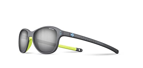 JULBO Unisex-Kinder Boomerang Sonnenbrille, Gris Oscuro/Verde Claro von Julbo