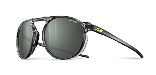 Julbo Unisex Meta Sunglasses, Grau Durchscheinend Glänzend/Gelb, Einheitsgröße von Julbo