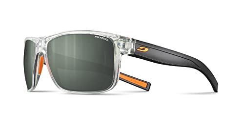 Julbo Unisex Renegade Sunglasses, Kristall Glänzend/Schwarz/Orange, Einheitsgröße von Julbo