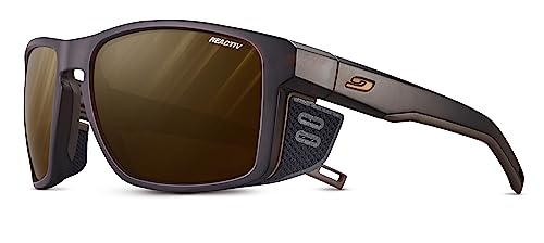 Julbo Unisex Shield Sonnenbrille, Braun/Schwarz, Einheitsgröße von Julbo