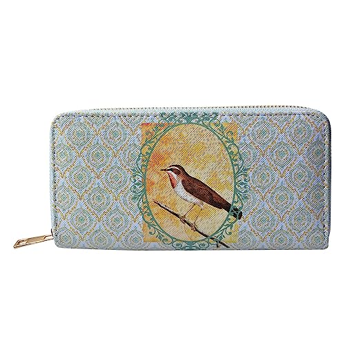 Juleeze Brieftasche 10x19 cm Grün Kunststoff Rechteck Vogel von Juleeze