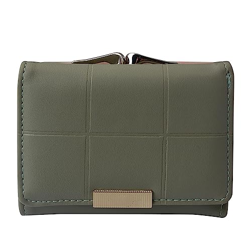 Juleeze Brieftasche 10x8 cm Grün Kunstleder Rechteck von Juleeze