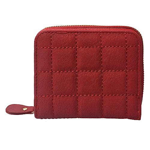 Juleeze Brieftasche 11x10 cm Rot Kunstleder Rechteck von Juleeze