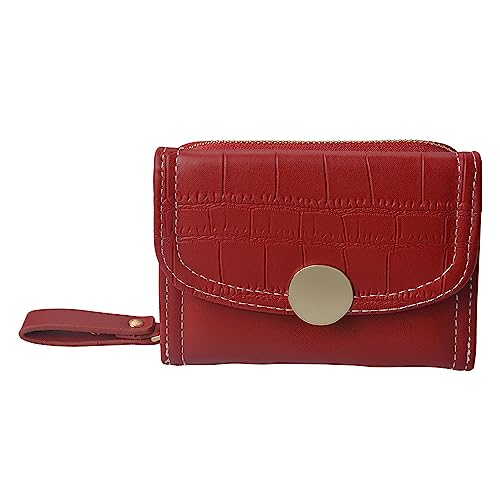 Juleeze Brieftasche 11x9 cm Rot Kunstleder Rechteck von Juleeze