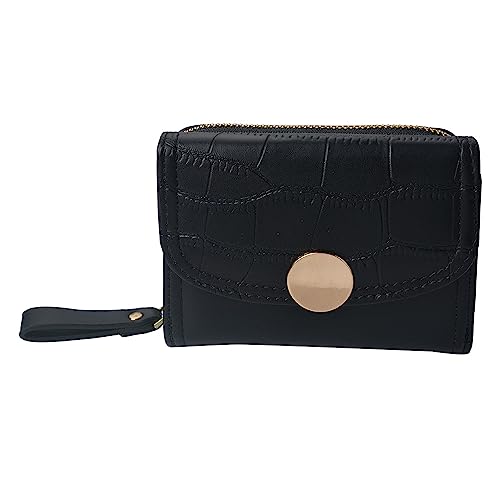 Juleeze Brieftasche 11x9 cm Schwarz Kunstleder Rechteck von Juleeze