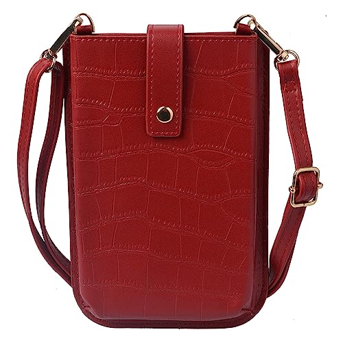 Juleeze Brieftasche 12x18 cm Rot Kunstleder Rechteck von Juleeze