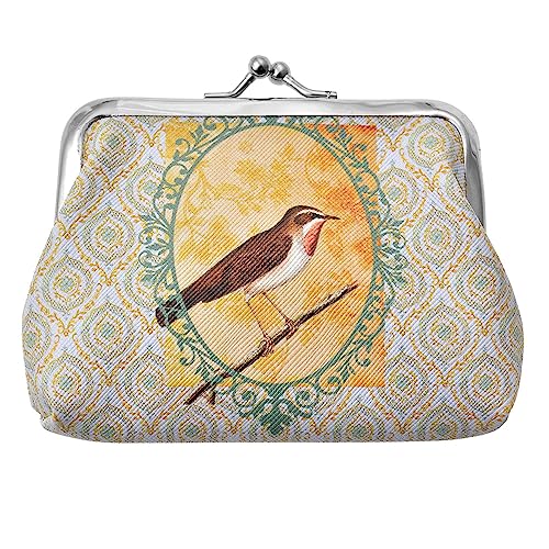 Juleeze Brieftasche 8x12 cm Grün Kunststoff Vogel von Juleeze