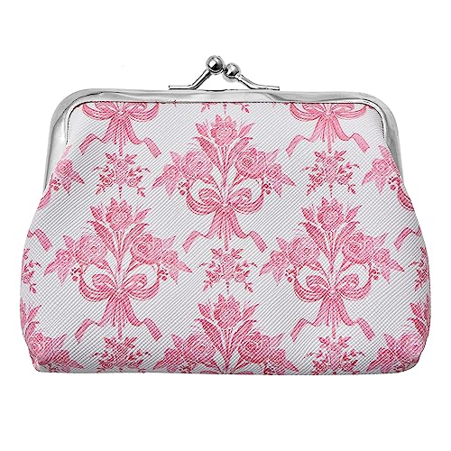 Juleeze Brieftasche 8x12 cm Weiß Rosa Kunststoff von Juleeze