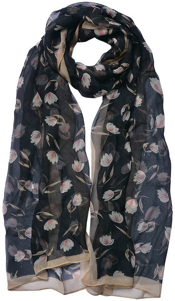 Juleeze Schal Gentle Breeze, (1-St. 1-teilig), leichter Damen Schal mit Blumenmuster von Juleeze