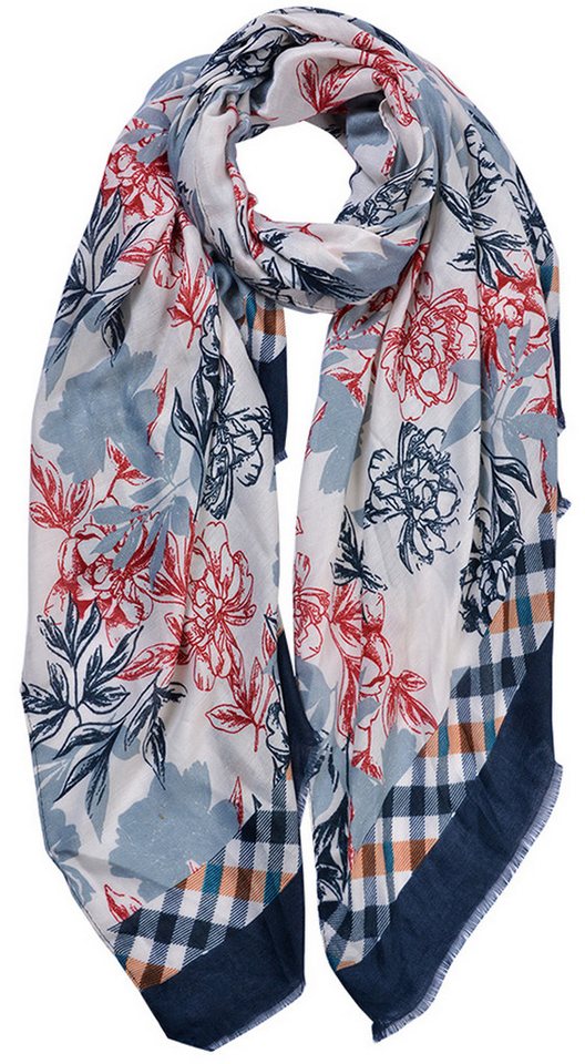 Juleeze Schal Gentle Breeze, (1-St. 1-teilig), leichter Damen Schal mit Blumenmuster von Juleeze